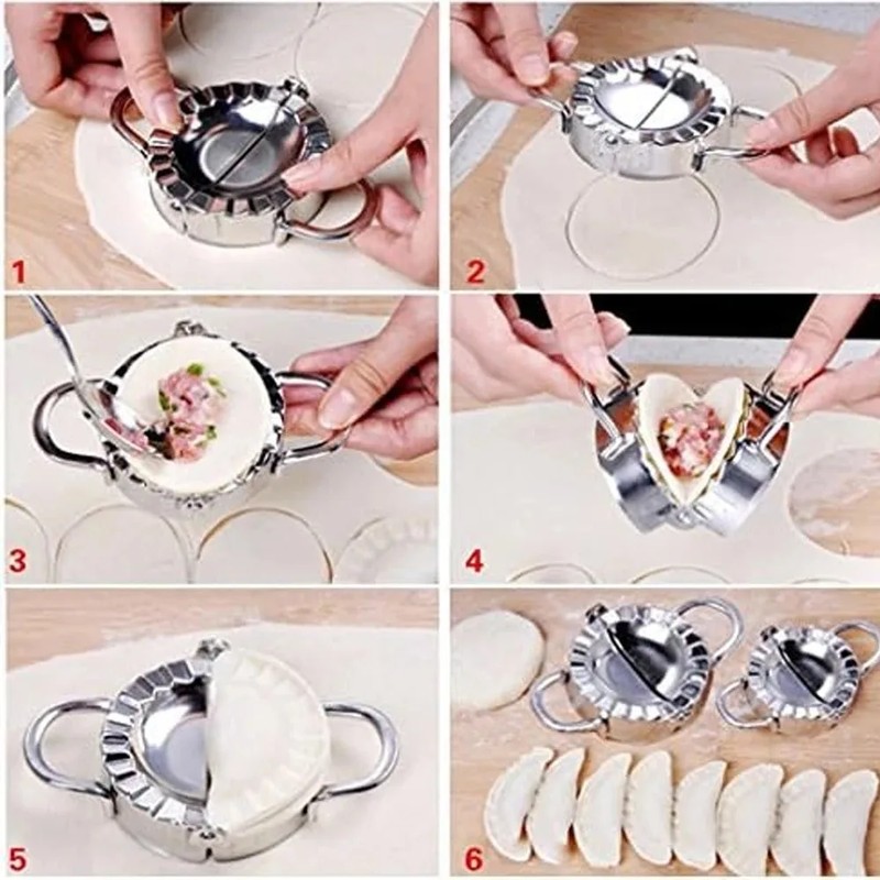Steel Stainless Dumpling Maker - Dumpling Press Set 评论和价格