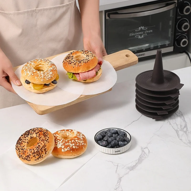 6Pcs Baking Mold Bread Donut P - Donut Mold Silicone 评论和价格