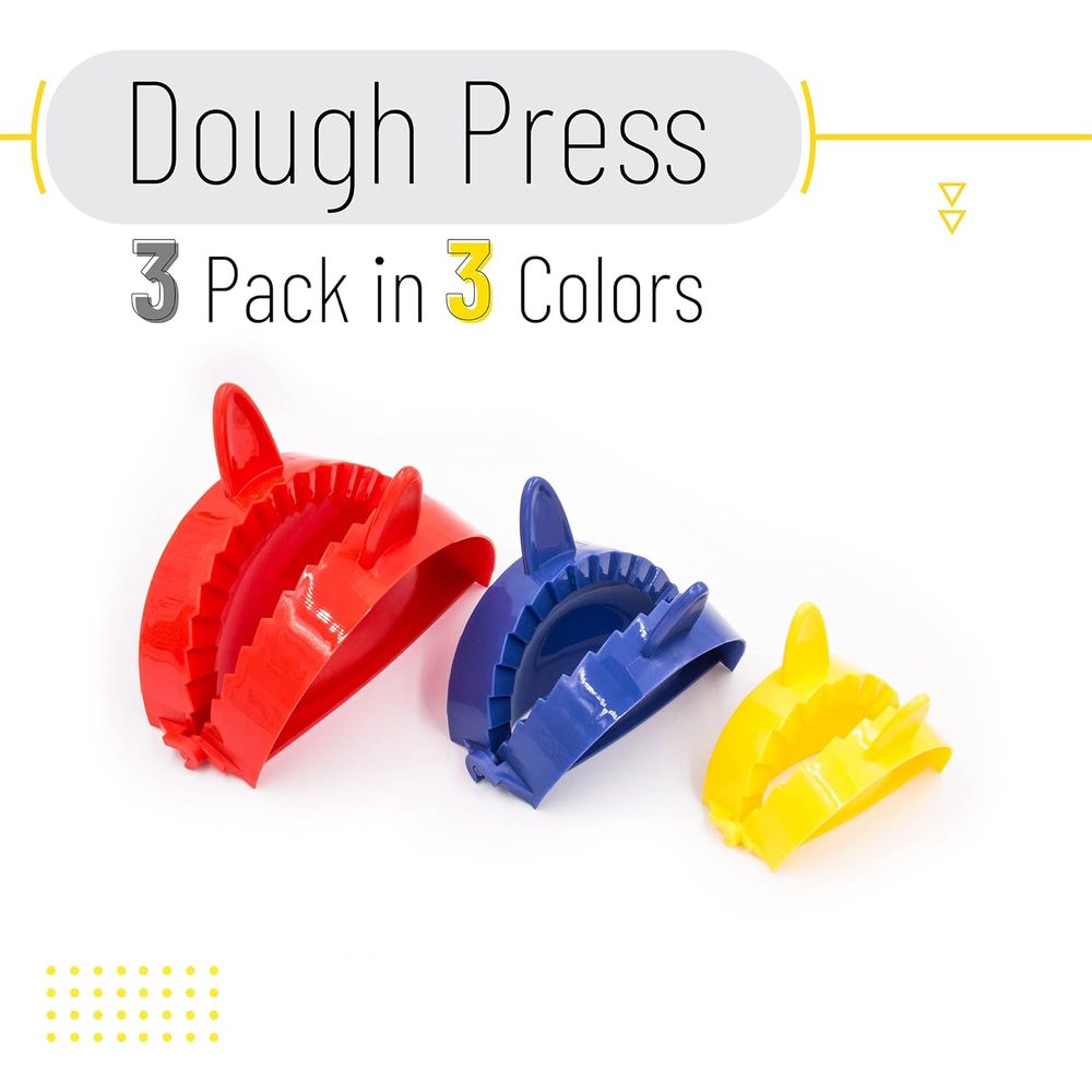 3-Piece Dough Press Set: Dumpl - Dumpling Press Set 评论和价格