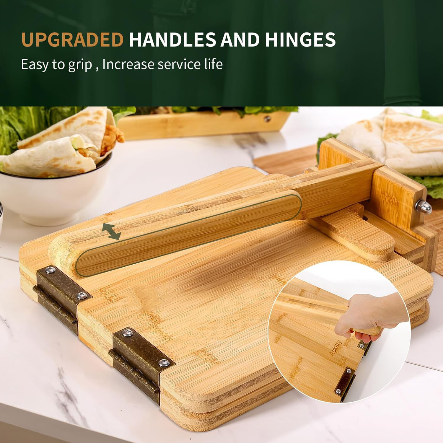 Hot-selling bamboo and wood to - Dumpling Press Set 评论和价格