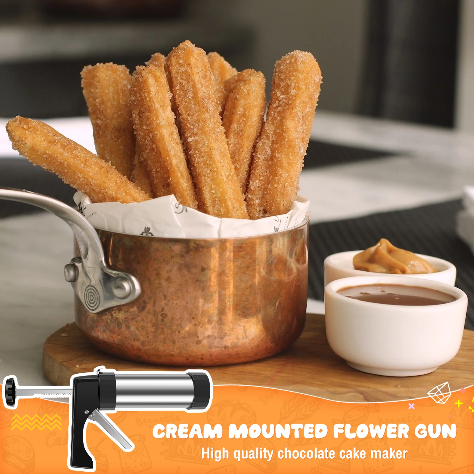 Churro Maker Machine Stainless - Churros Maker Gun 评论和价格