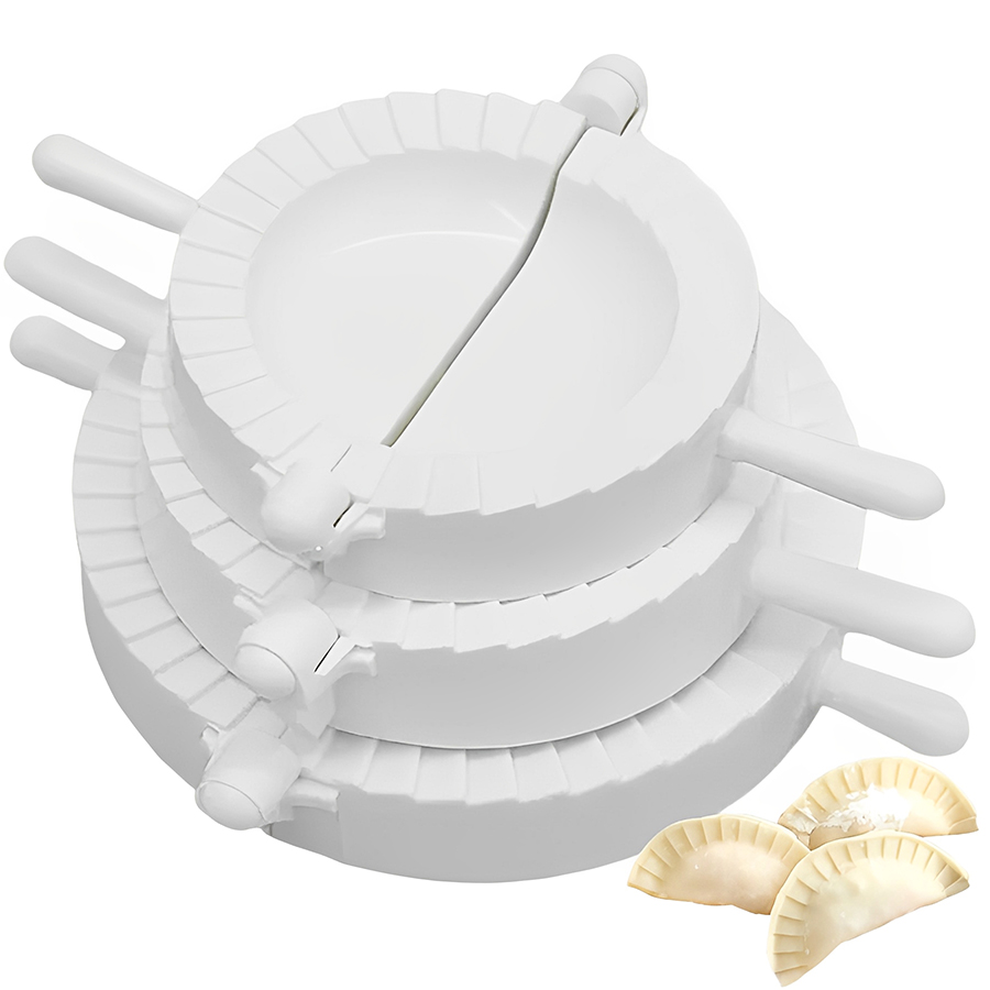 3pcs/set 7-10cm Plastic Dumpli - Dumpling Press Set 评论和价格